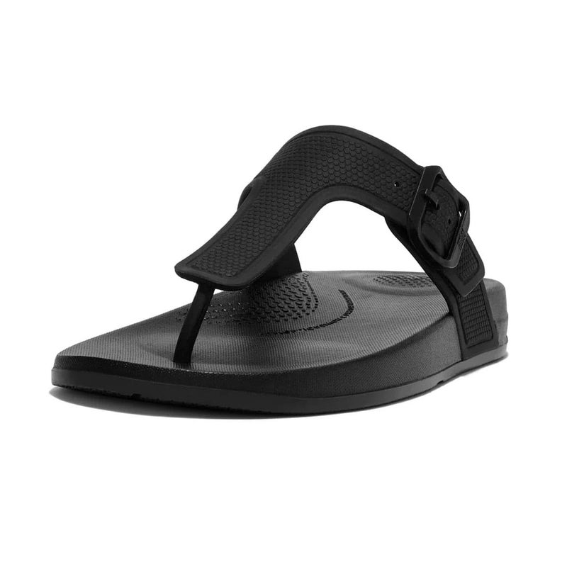FitFlop صنادل فيت فلوب إيكوشن المريحة، اللون: أسود بالكامل، الحجم: 8.5 (E54-090-065) - Image 2